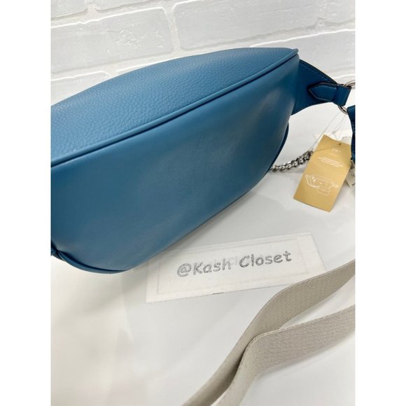 Michael Kors Maisie 2-in-1 Sling WaistPack Large Fanny bag Crossbody Teal - Picture 7 of 12